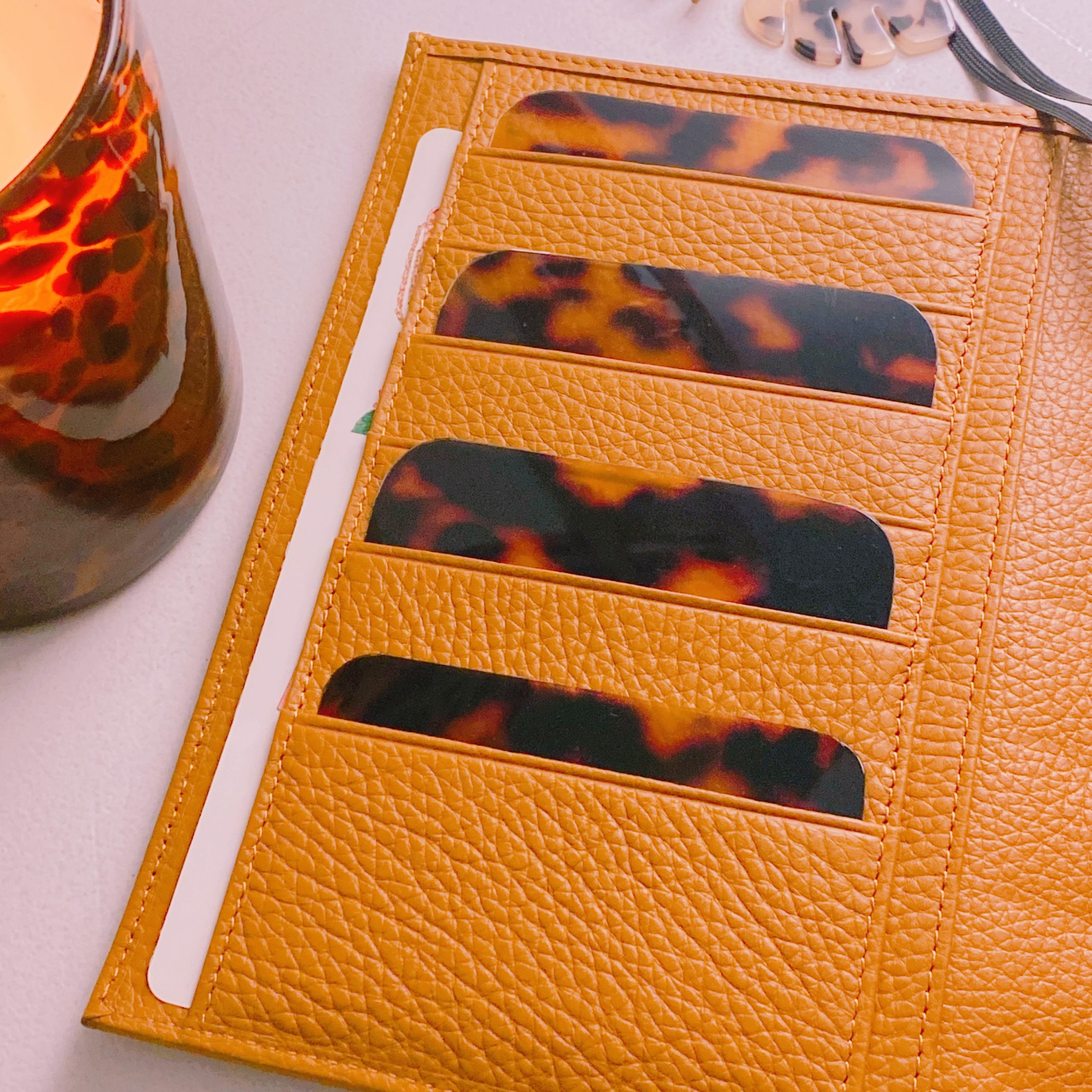 Tortoiseshell Pocket Acetate Cards Set (3) - Image 2